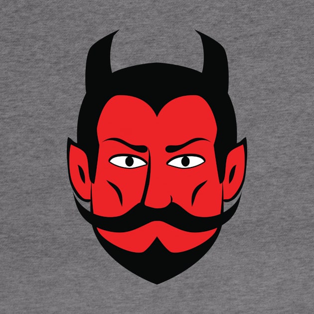 Red Devil Face by Baggss